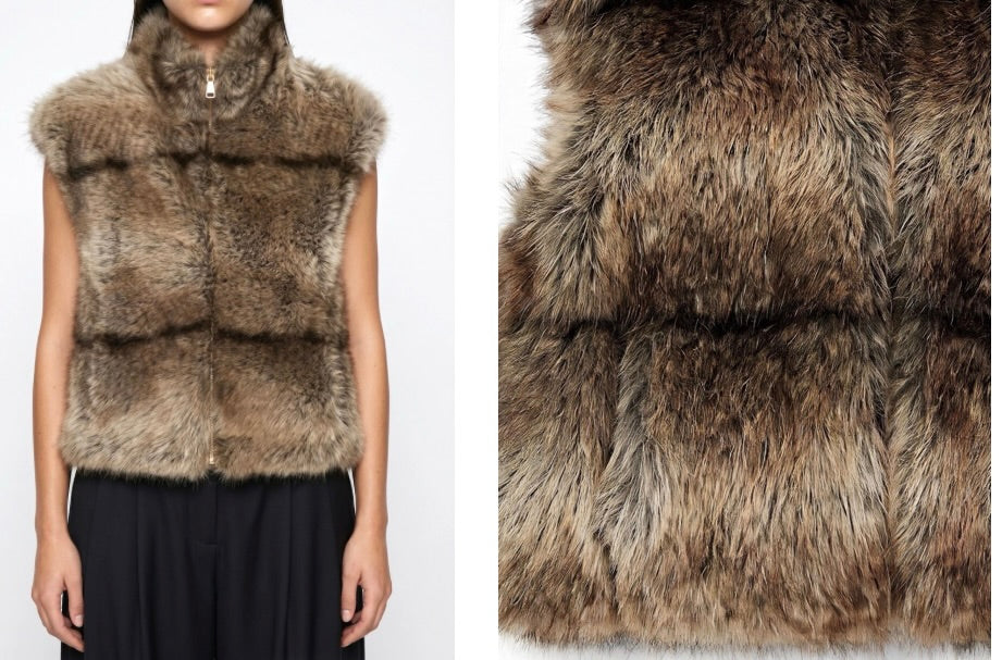 Sleeveless faux Fur Pre-Order ships 10.31.26
